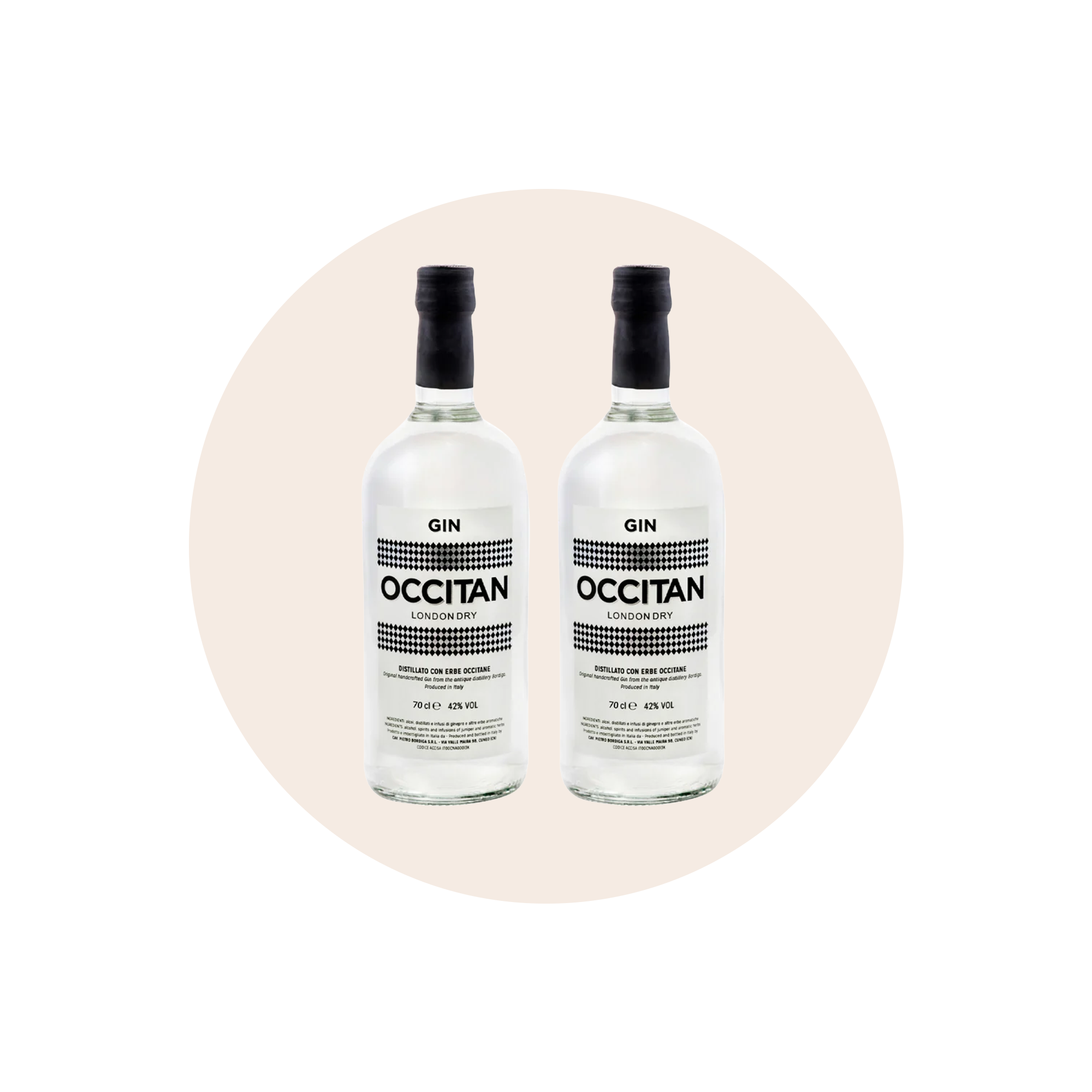 Bordiga London Dry Gin Occitan Two Bottle Case