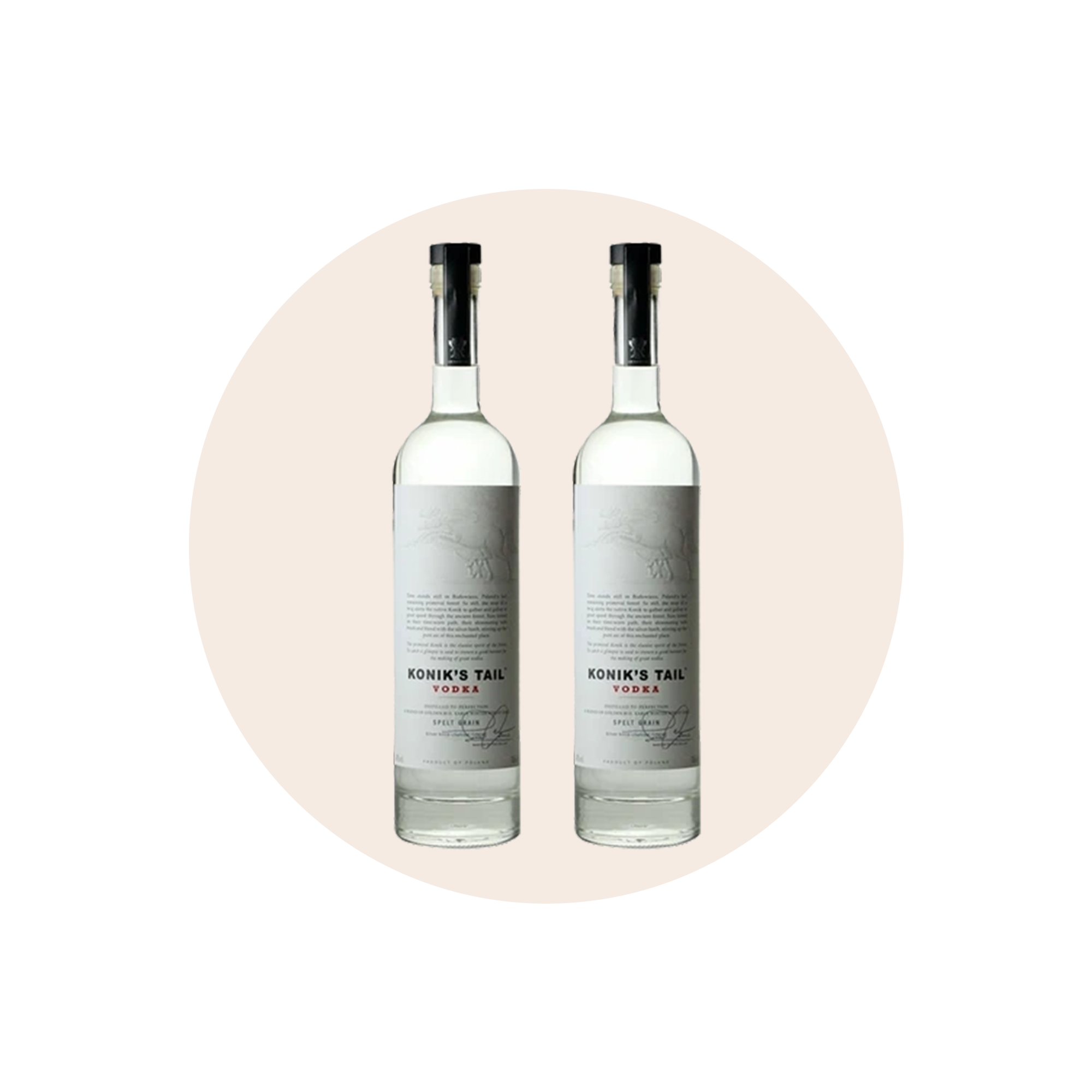 Konik's Tail Two Bottle Case